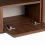 Nordure Rivoli Soporte para TV Milano Walnut y Negro